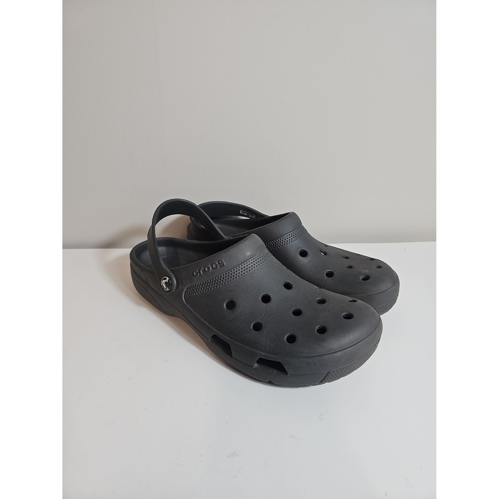 Crocs Classic Mens Size 12 Gray Slip On